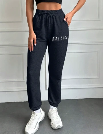 Pantaloni SHEIN, bleumarin