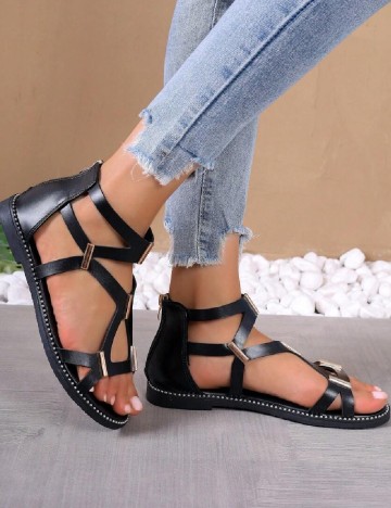 
						Sandale SHEIN, negru
