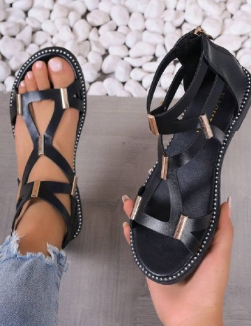 Sandale SHEIN, negru