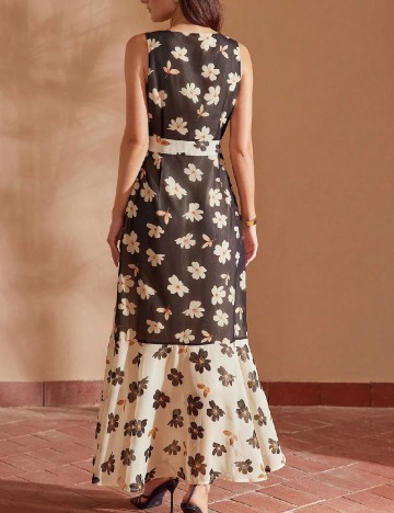 Rochie medie MOTF, crem