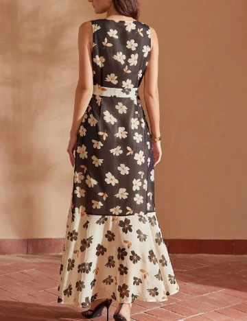 Rochie medie MOTF, crem