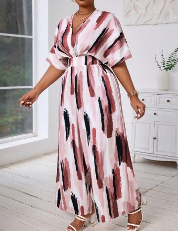 Salopeta SHEIN CURVE, roz