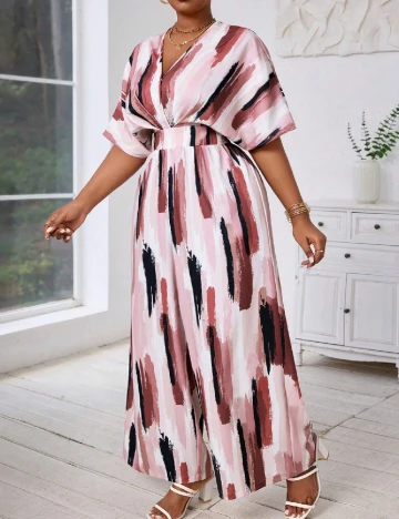 Salopeta SHEIN CURVE, roz
