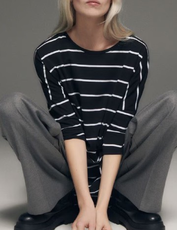 Bluza Oversize Reserved, negru