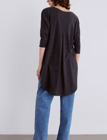 Bluza Oversize Reserved, gri inchis