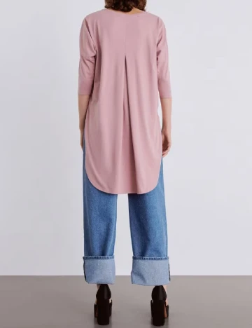 Bluza Oversize Reserved, roz pudra Roz
