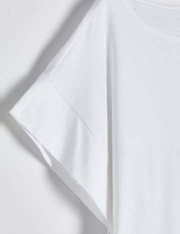 Tricou Oversize Reserved, alb