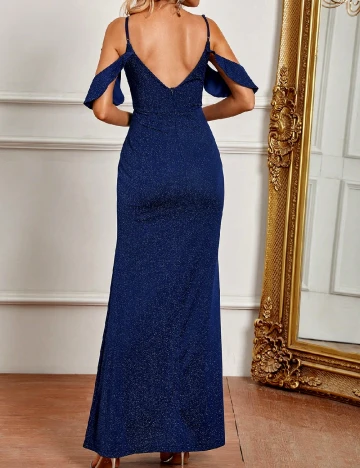 Rochie lunga SHEIN, albastru Albastru