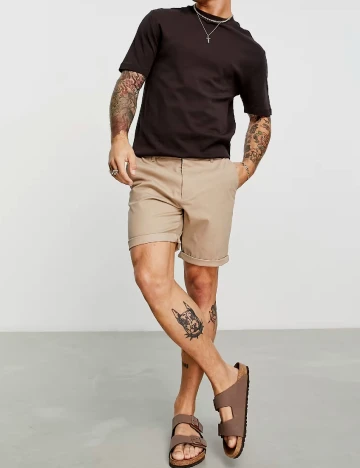 Pantaloni scurti ASOS, maro