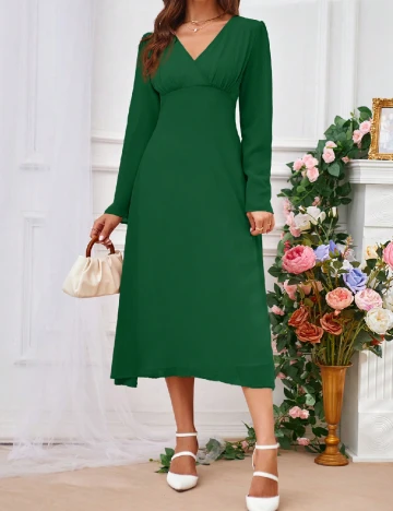 Rochie medie SHEIN, verde Verde