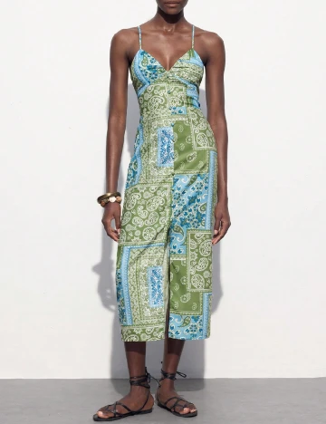 Rochie medie SHEIN, verde Verde