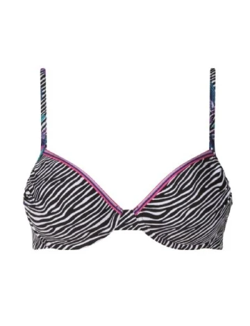 Sutien de baie Triumph, alb/negru