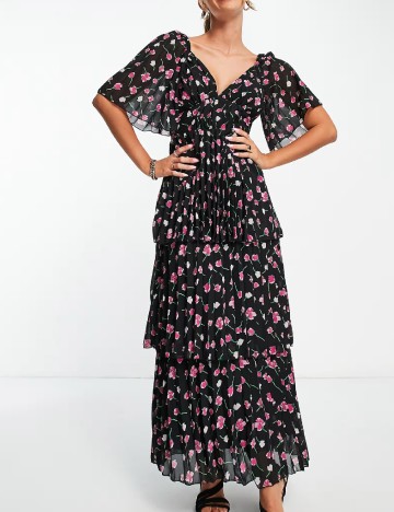 
						Rochie lunga ASOS, negru