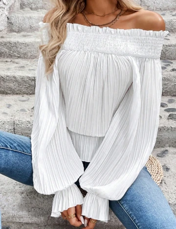 Bluza SHEIN, alb