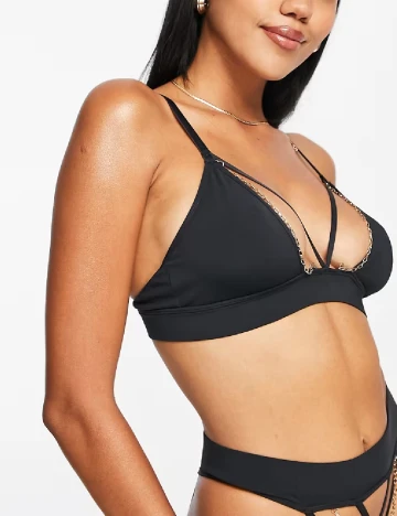 Sutien Cosmogonie Paris, negru Negru