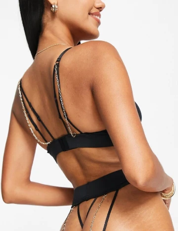 Sutien Cosmogonie Paris, negru Negru