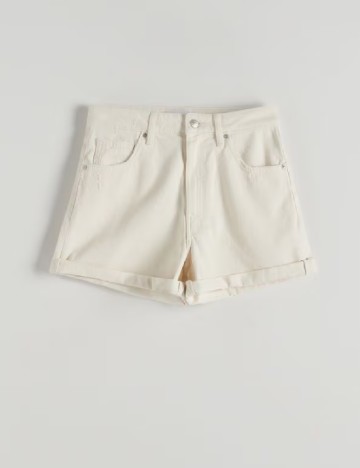 Pantaloni scurti Reserved, ecru