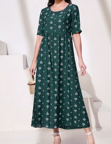
						Rochie lunga SHEIN, verde