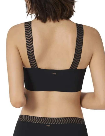 Bustiera de baie Sloggi by Triumph, negru Negru