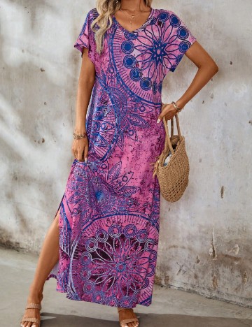 
						Rochie lunga SHEIN, roz