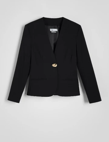 Sacou Reserved, negru Negru