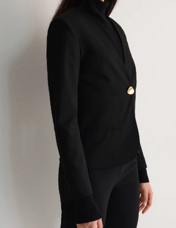 Sacou Reserved, negru Negru