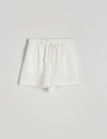 Pantaloni scurti Reserved, alb