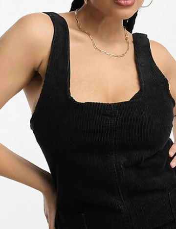 Rochie scurta Don t think twice Curve, negru Negru