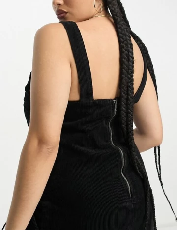 Rochie scurta Don t think twice Curve, negru Negru