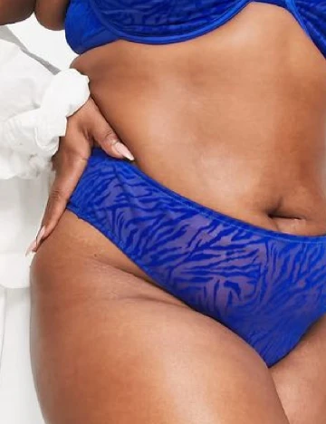 Chilot ASOS Curve, albastru Albastru