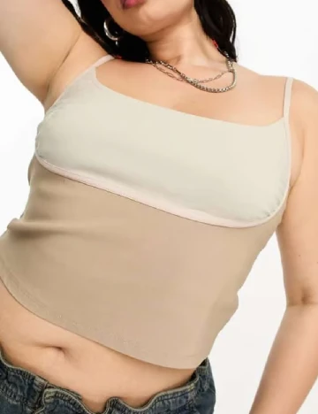 Top ASOS Curve, crem Crem