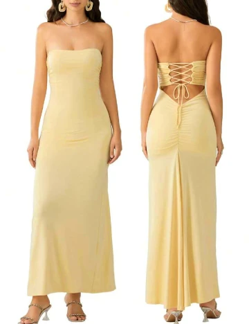 Rochie lunga SHEIN, galben Galben