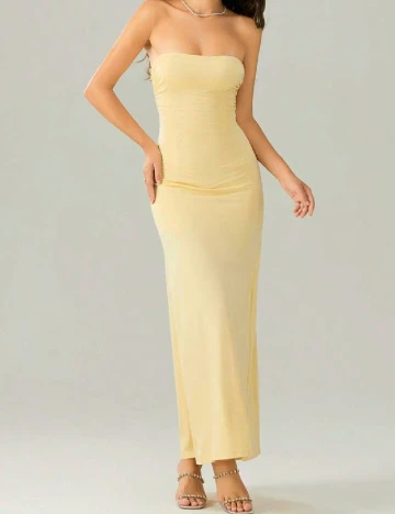Rochie lunga SHEIN, galben Galben