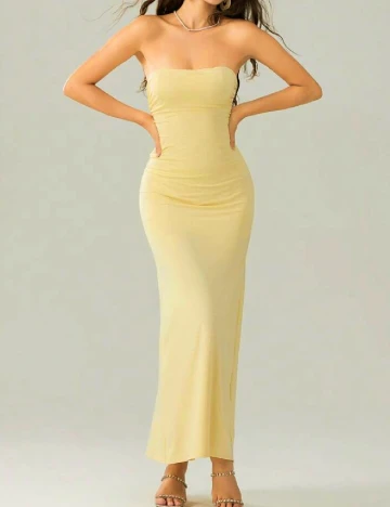 Rochie lunga SHEIN, galben Galben