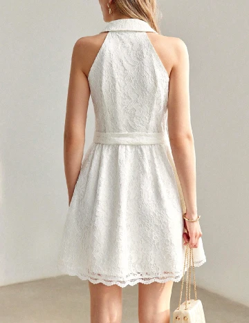 Rochie scurta MOTF, alb Alb