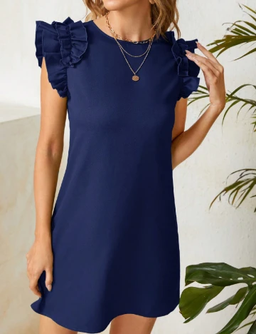Rochie scurta SHEIN, albastru