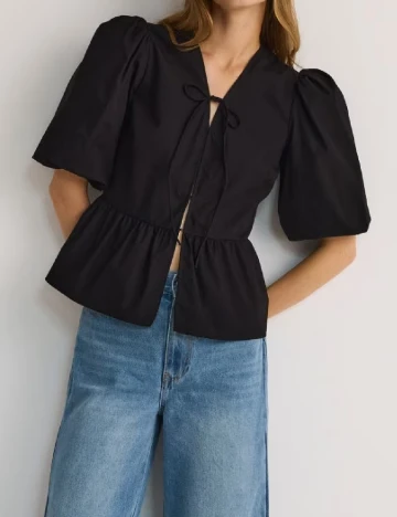 Bluza Reserved, negru Negru