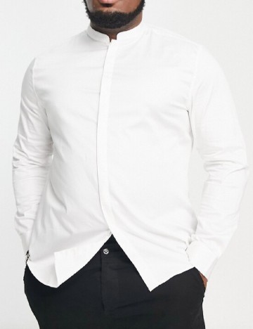 
						Camasa Asos Plus Size Men, alb