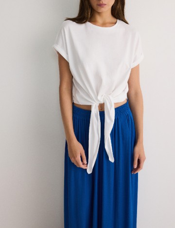 Tricou Reserved, alb