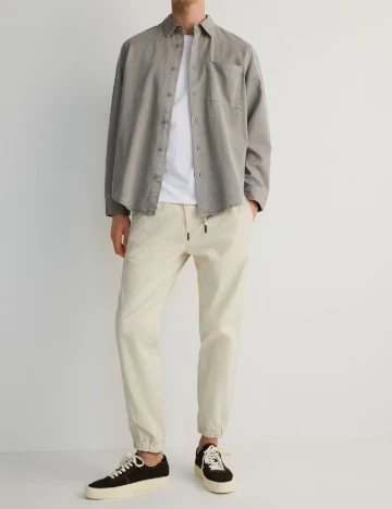 Pantaloni Reserved, crem