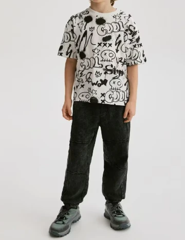 Pantaloni Reserved, negru Negru