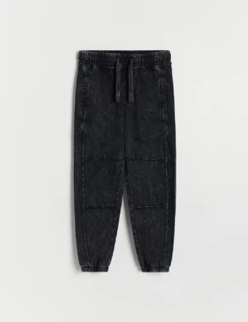 Pantaloni Reserved, negru Negru