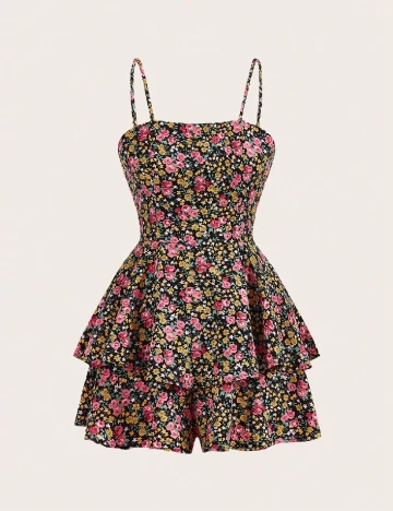 Salopeta SHEIN, floral print