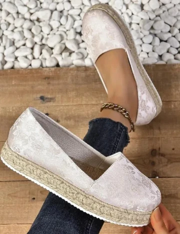 Espadrile SHEIN, crem Crem