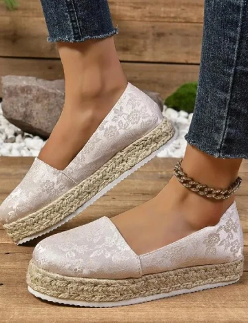 Espadrile SHEIN, crem Crem
