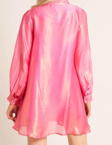Rochie scurta Native Youth, roz Roz