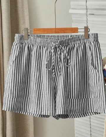 Pantaloni scurti SHEIN CURVE, gri Gri