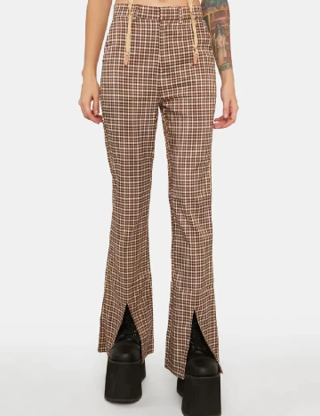 Pantaloni DAISY STREET, maro Maro
