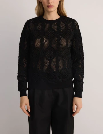 Bluza Reserved, negru Negru