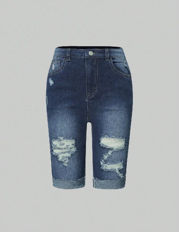 Pantaloni scurti Shein Kids, albastru